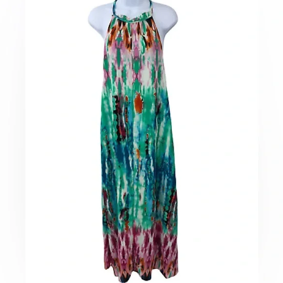 halter top open back dress Open Back Halter Stretch Short Dress